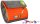 Upixel Kult-Portemonnaie orange | Inkl. Silikon-Pixel f&uuml;r deinen eigenen Style - BxH 13x10 cm