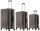 Trolleyset, Waage, TSA, Anthrazit | 3er Kofferset mit Dehnfalte und 360&deg;-Doppel-Leichtlaufrollen