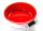 CUISINIER ELEGANCE K&uuml;chenwaage rot | Digital, hohe Pr&auml;zision mit einer Messgenauigkeit von 1g