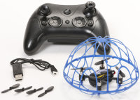 RayLine&reg; RC Quadrocopter X3A blau | Agile, kompakte Drohne mit 6-Achsen Gyroskop &amp; Tumbler Mode