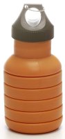 Silikon-Trinkflasche (550ml) orange | Faltbar, BPA frei -...