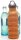 Silikon-Trinkflasche (550ml) orange | Faltbar, BPA frei - FDA genehmigt, Kunststoffverschluss