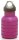 Silikon-Trinkflasche (550ml), pink | Faltbar, BPA frei - FDA genehmigt, Kunststoffverschluss